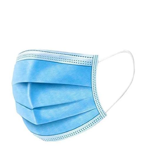 10Pcs Disposable Face Mask with Ear Loop set Count 3 Ply Nose Allergy Dust Mask Filter Mask