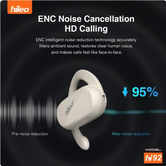 Hileo Hi92 Sports Earphones Earhook Design, HIFI Audio, Super Power  Best Price in GH! (Ideal for Running & Workouts  Comfortable & Secure Fit  Buy Now on Tospino Mall!