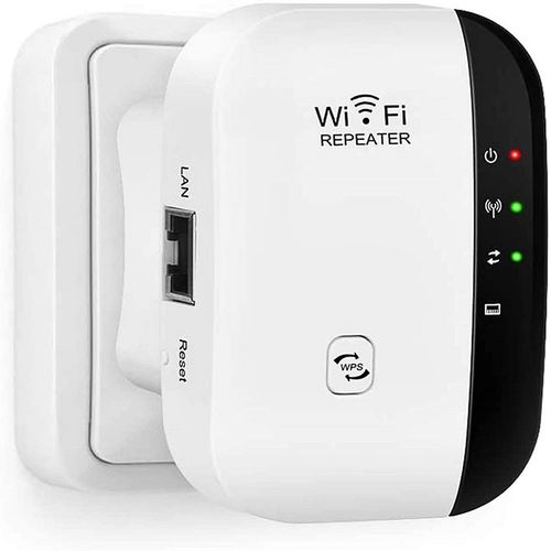 2.4G WiFi Repeater 300Mbps RJ45 Port Network Extender Remote Router
