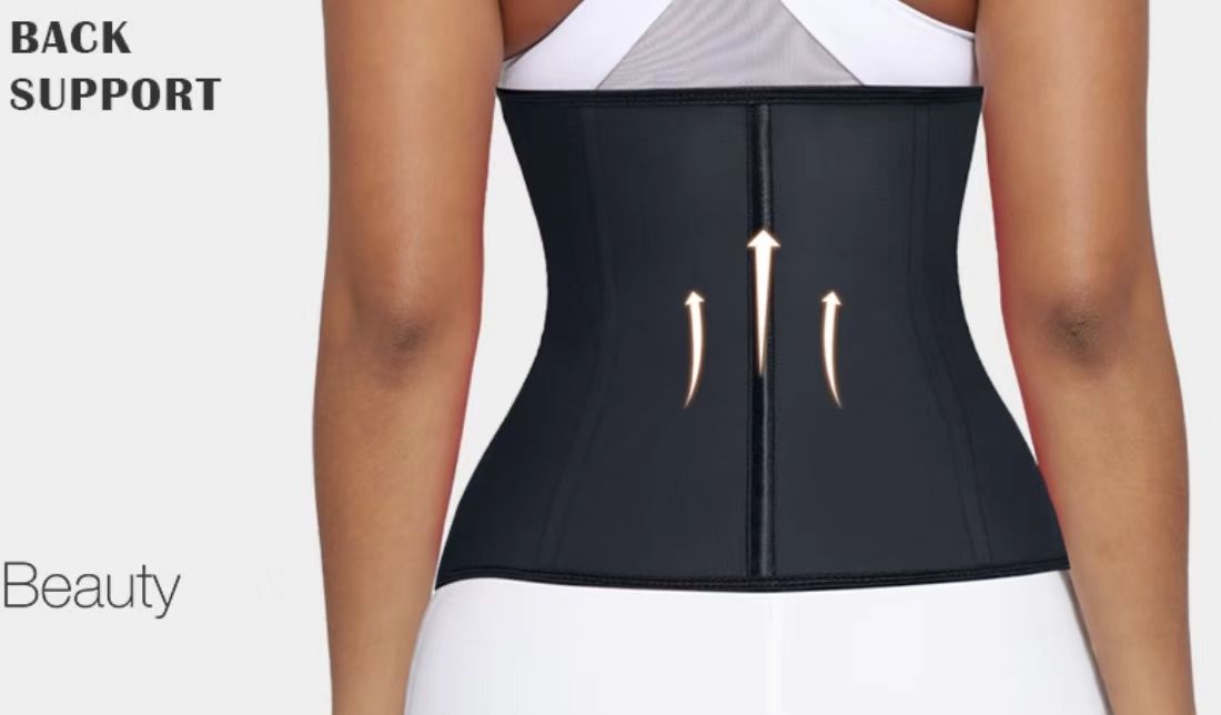 Latex Waist Trainer for Women Abdominal Waist 3 rows 11 buttons sports underwear Corset Hourglass Workout Body Shaper Girdle shapewear women's high waist and abdomen control postpartum underwear sexy hip slim corset corset Fajas body hip corset