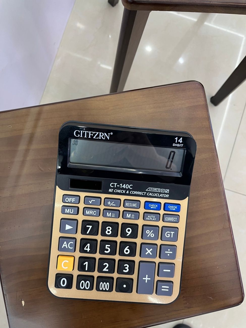 Multifunctional Desktop Calculator Financial Accounting Office Calculating Machine,Home School Business Office Supplies Large Display Financial Accounting Calculator