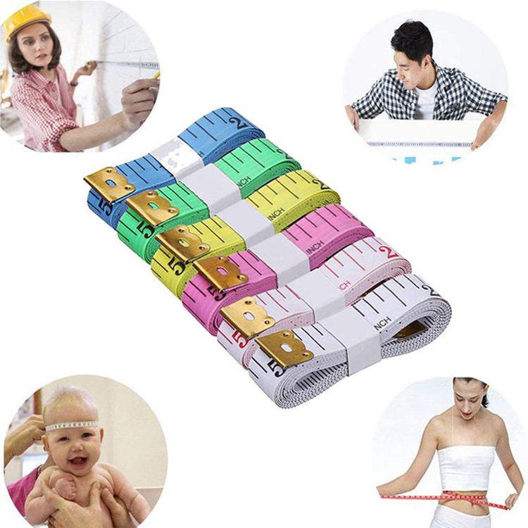 3pcs 1.5M Body Measuring Ruler Sewing Tailor Tape Measure Sewing Soft Ruler Meter Measuring Tape