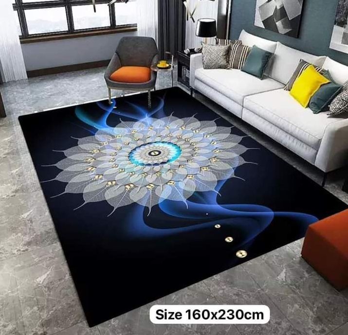 3D wool Carpet Mat Printing Non-Slip Rugs Print Carpet Custom Indoor Eco-friendly printed rugs and carpet for living room area rugs