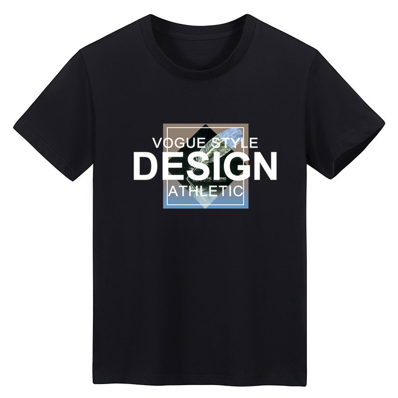 Men's DESIGN Letter Graphic Short Sleeve Tee T-shirt