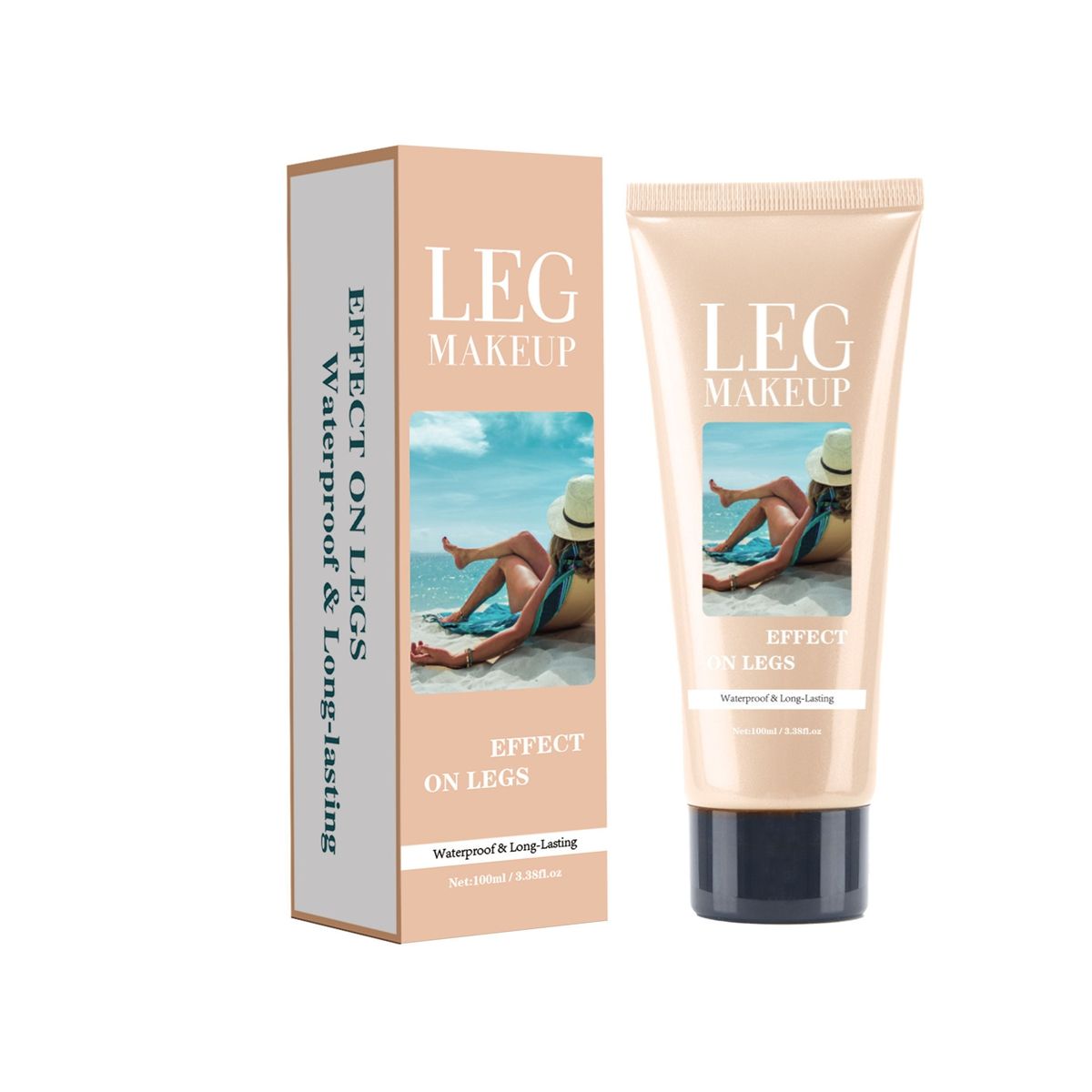 Unisex Leg Concealer - 100ml Waterproof & Long-Lasting Coverage for Scars & Veins