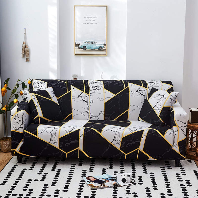 Elastic Four-seat Sofa Cover All-inclusive Cover Four Seasons Universal Combination Living Room Sofa Cover Full Cover
