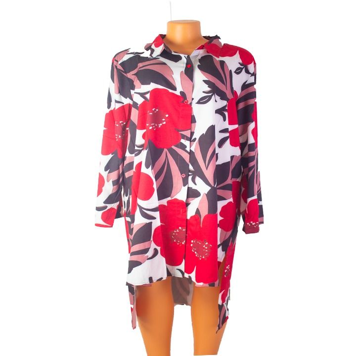 women's long-sleeved dress floral women's 