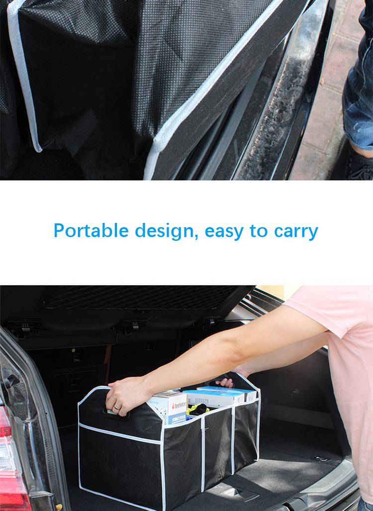 Car interior supplies car storage box storage box car trunk organizer car non-woven storage box