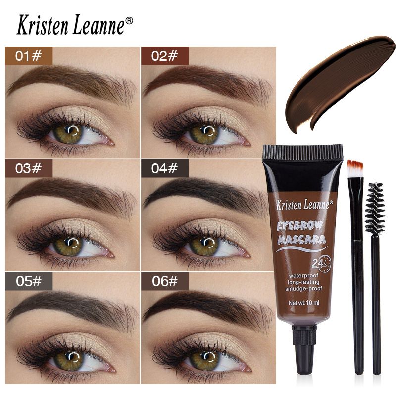 Liquid eyebrow dye Long lasting shaping smudge-proof 24-hour waterproof brow gel Eyebrow Pencil 