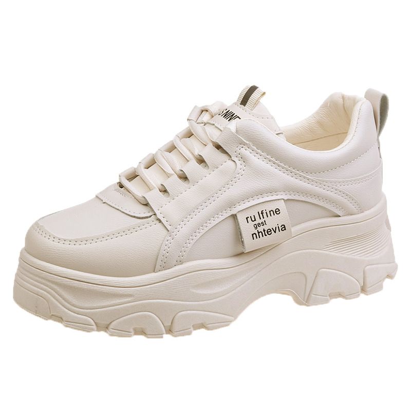 Sneaker Woman Sneaker Shoe Woman Sneaker Lady Shoe Spring New Korean Version Dad Shoes Female Student Internet Celebrity Sports Shoes Women's Casual Thick Soled Height Increasing Shoes