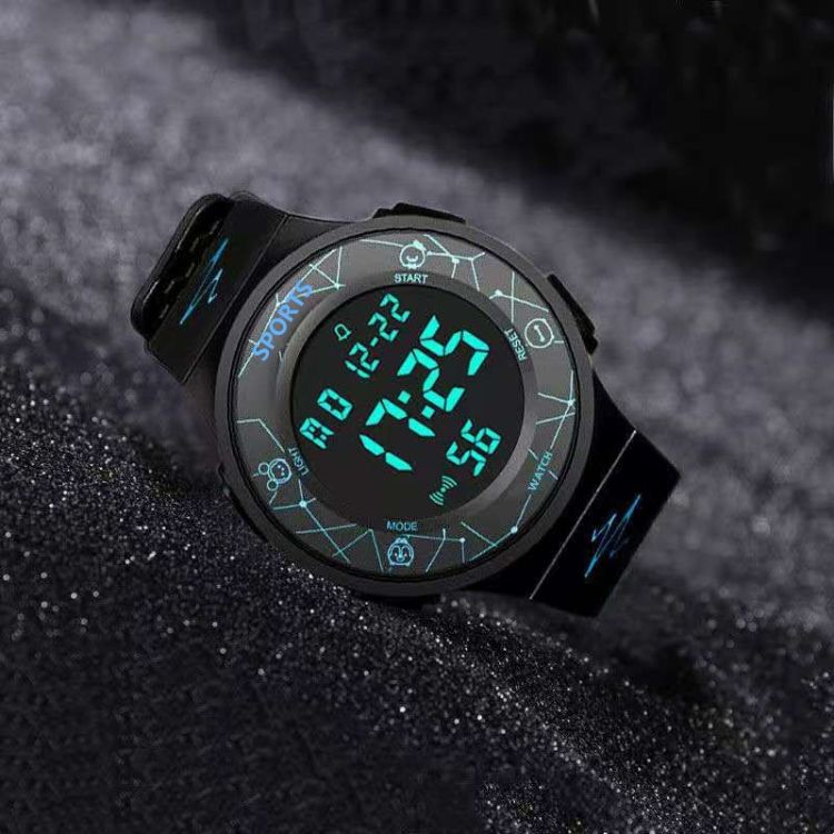 Wrist Watch Waterproof luminous electronic watch Multi functional sports watch CRRSHOP men women Trendy and minimalist watch waterproof Durable to fall Date display Stopwatch timing Alarm mode 