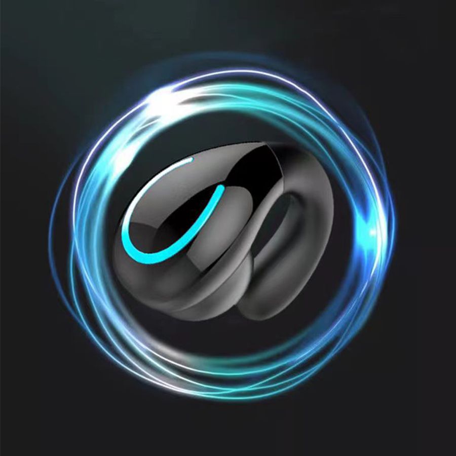 Wireless clip ear bluetooth headset bone conduction not into the ear ultra-long battery life mini high sound quality noise reduction bluetooth universal