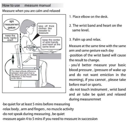 Portable Upper Arm Medical Voice Sphygmomanometer BP Machinel