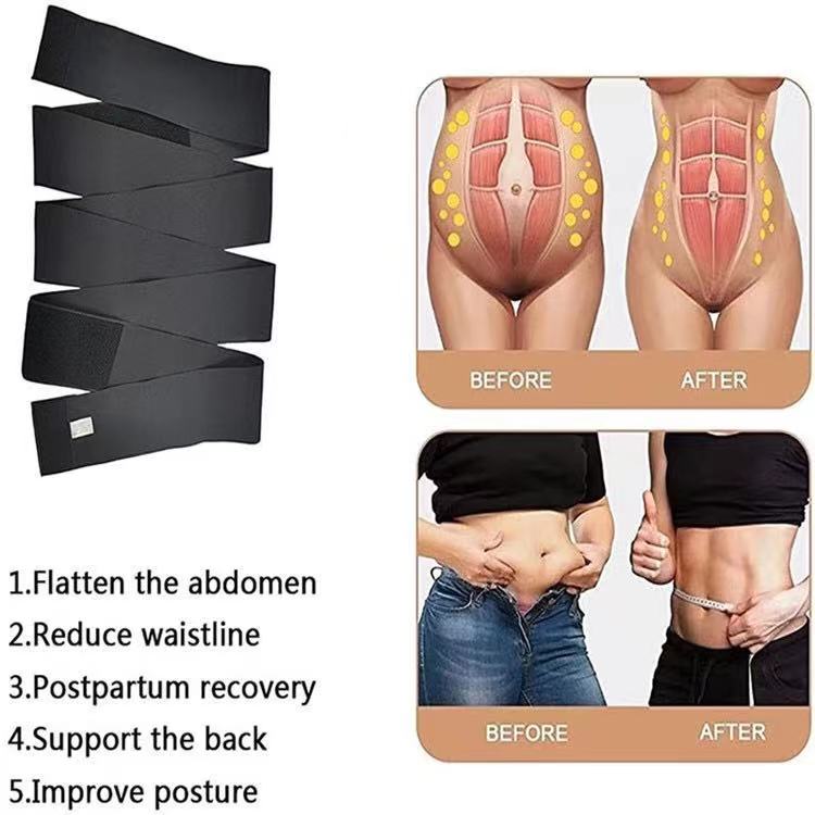 Snatch Me Up Bandage Wrap Waist Trainer Shaperwear Belt Women Slimming Tummy Belt Corset Top Stretch Bands Cincher Body Shaper