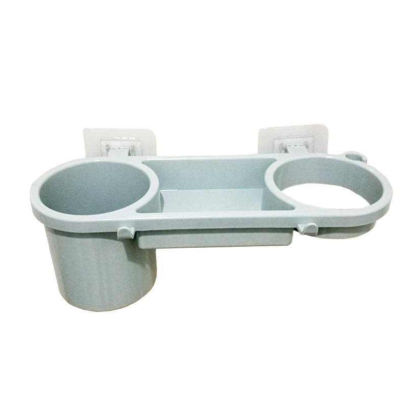 Home Daily Supplies Storage Storage Rack Towel Rack Original Design Bathroom Wall-mounted Towel Rack Household Non-perforated Bathroom Hair Dryer Storage Rack Non-marking Sticky Hair Dryer Rack Strong Bathroom Non-perforated Shelf Bathroom Hair Dryer Rack Storage Rack