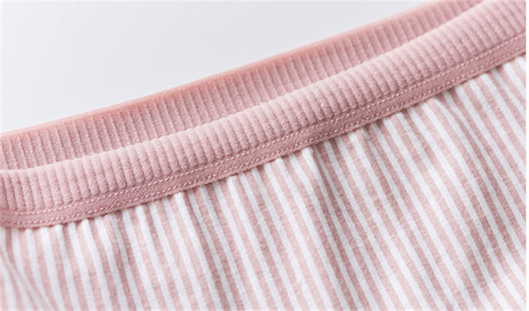 Female Plus Size Panties Women's Cotton Lingerie 2021 New Striped Girl Underwear Cute Japanese Style Mid-waist Briefs
