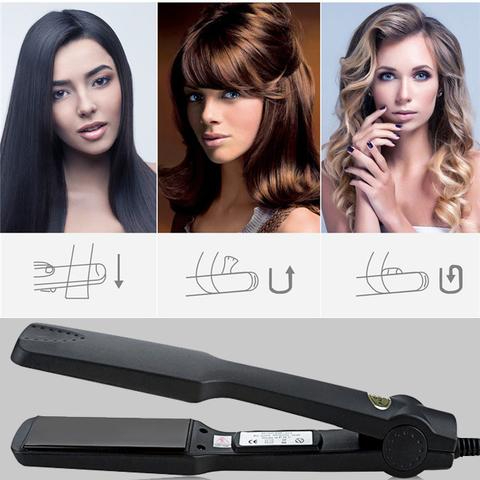 Kemei Professional Hair Straightener Straightening Iron Pranchas De Cabelo Curling Irons Styling Tools Chapinha Ionic Flat Iron
