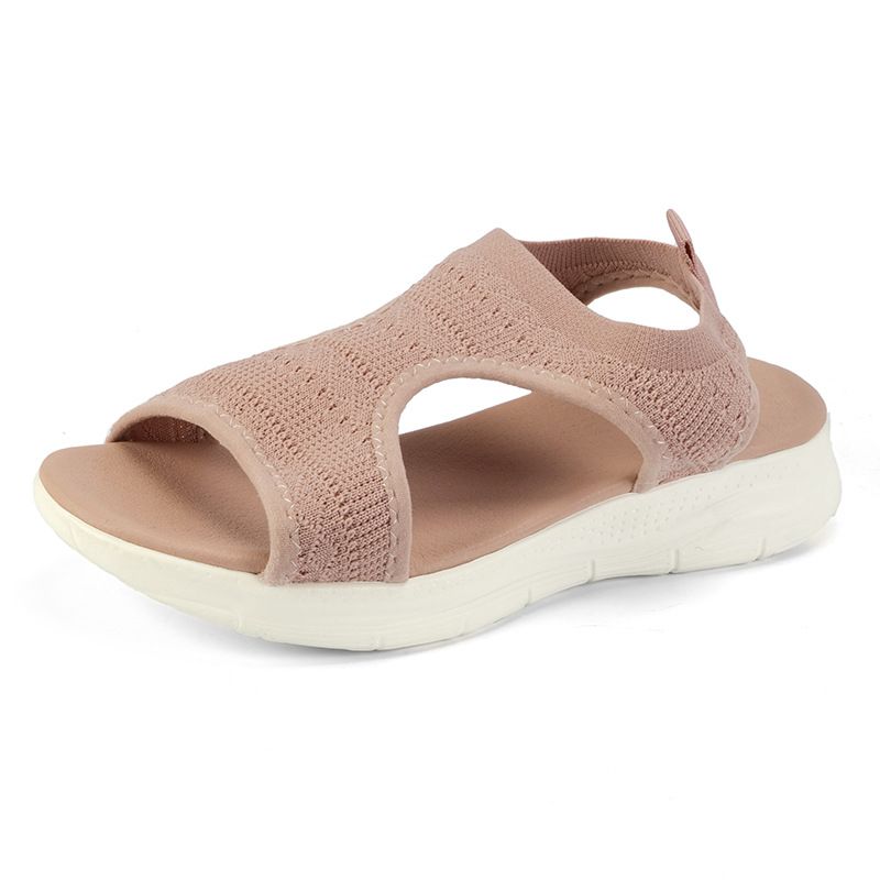 Sandal Women Sandal Shoe Sandal Girl Sandal Lady Sandal Fashion Sandal Female Fish Toe Casual Fashion Sports Sandals Low Heeled Women's Shoes Large Size