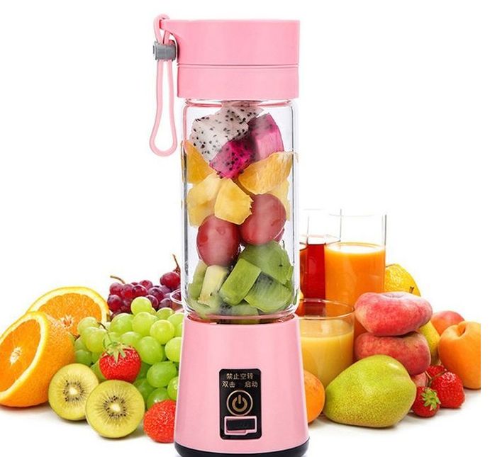 Portable Rechargeable Fruit Blender - 380ml