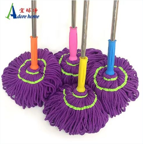 Floor Cleaning Mop Trapeador Mop Twist Mop With Handle- Microfiber Twist Mop