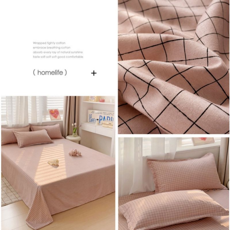 120*230cm ,150*230cm ,180*230cm,220*230cm ,230*250cm Washed cotton brushed bed sheets pillow cases CRRSHOP free shipping Bed cover pillowcase 48 * 74cm