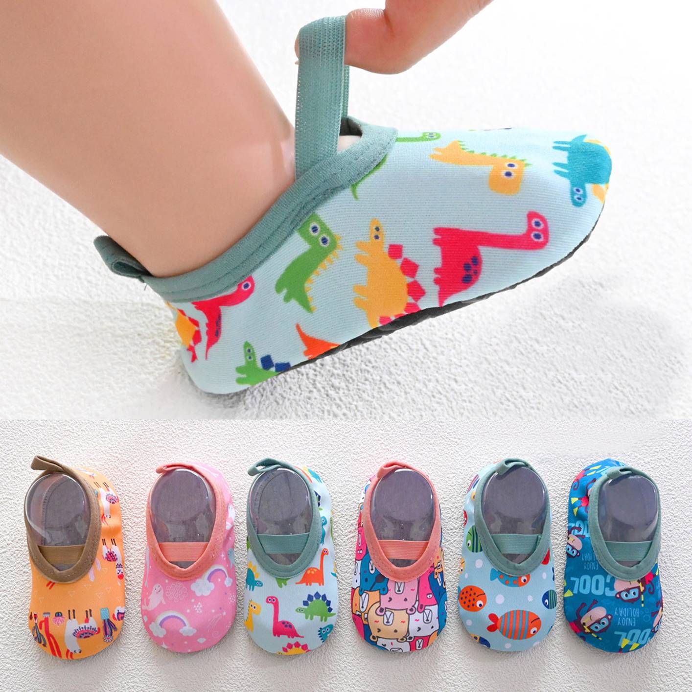 AC02 Boy Kids Beach Water Sports Sneakers Children Swimming Aqua Barefoot Shoes Baby Girl Surf Fishing Diving Indoor Outdoor Slippers