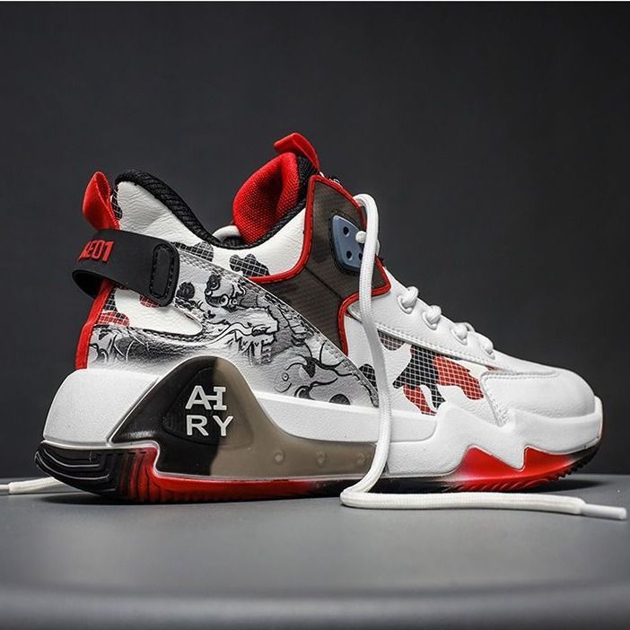 Men's basketball shoes 2025 spring cross-border new trade lace fashion running shoes sports shoes casual men's shoes