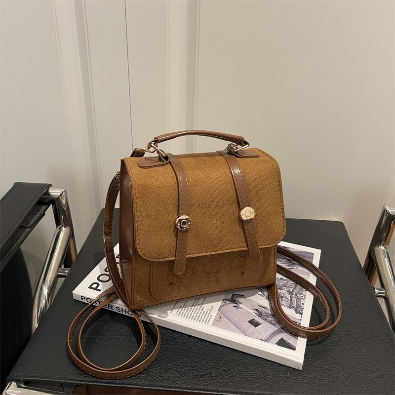 Vintage Commuter Tote Bag for Work, Niche Fashion Large Capacity Underarm Shoulder Handbag, Versatile Daily Ladies Purse for Office Shopping
