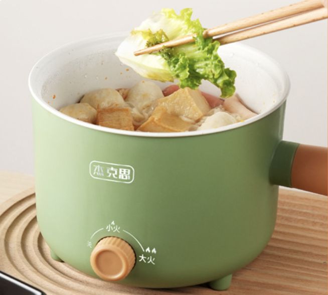 Electric Boiling Pot Multi Functional Dormitory Student Small Electric Hot Pot Instant Noodle Pot for Single Use