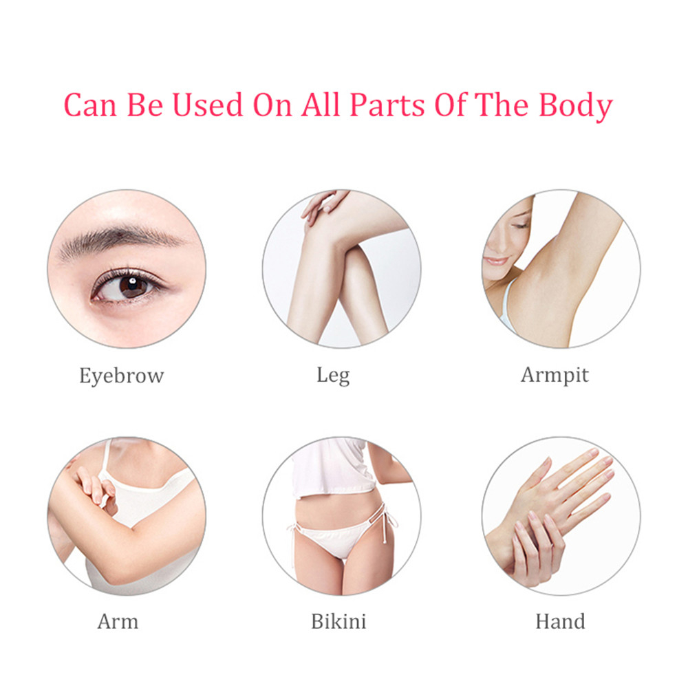 8891 Portable Eyebrow Epilator Electric Mini Eyebrow Trimmer Women Lipstick Shape Shaver Body Facial Lipstick Hair Remover