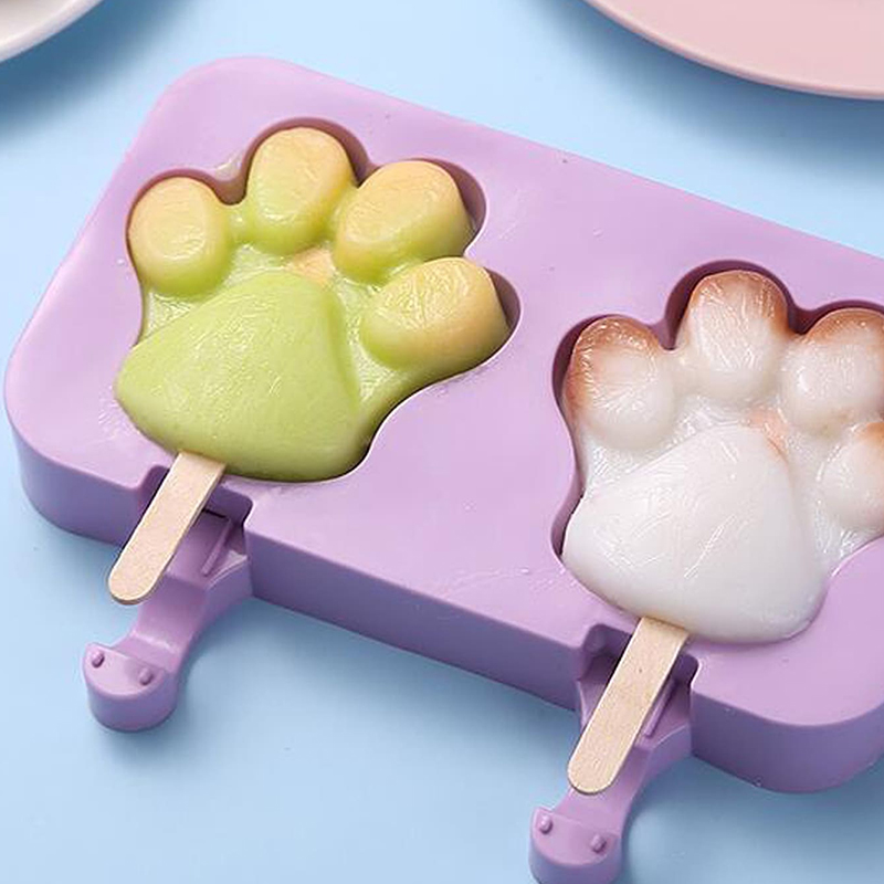 1pc Ice Cream Mold & 50pcs Popsicle Stick