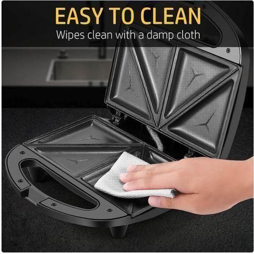 KUCALL LM-Sandwich Maker Toaster With Non-stick Plates - LED Indicator Lights
