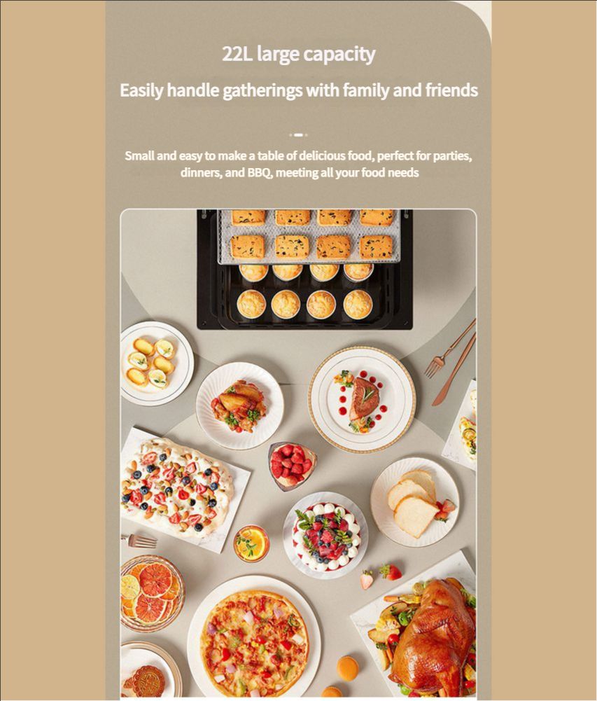 8-Slice Extra Wide Convection Toaster Oven, Fits 9"x13" Oven Pans and 12" Pizza, Bake, Toast, Broil, and Keep Warm Functions, Countertop Compact Design 