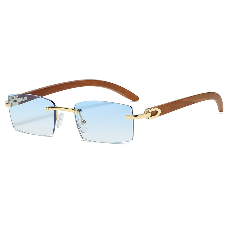 Men's Ultral Clear Rimless Sunglasses