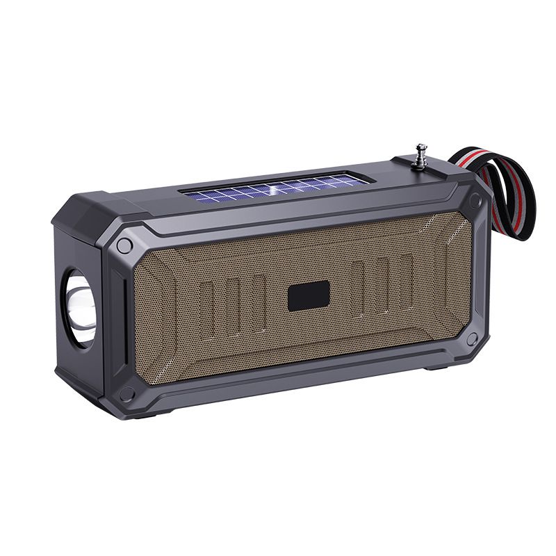 Dual solar bluetooth speaker wireless speaker multifunctional outdoor portable desktop wireless card small speaker