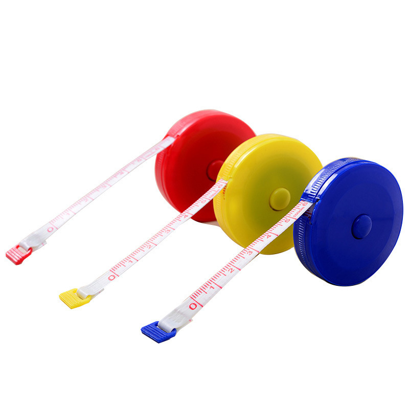 2M/78 Feet Plastic Tape Measure Automatic Retractable Tape Measure Clothing Measuring Tape Cute Mini Soft Ruler