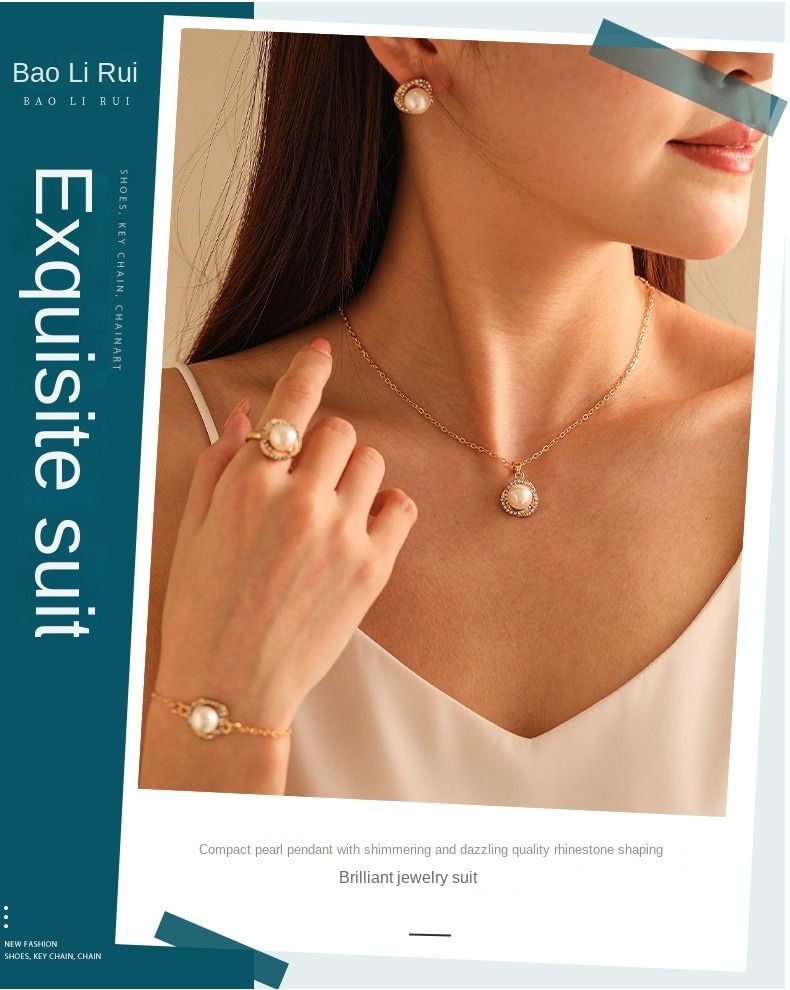 New pendant necklace earrings jewelry bracelet set with multiple styles to choose from.