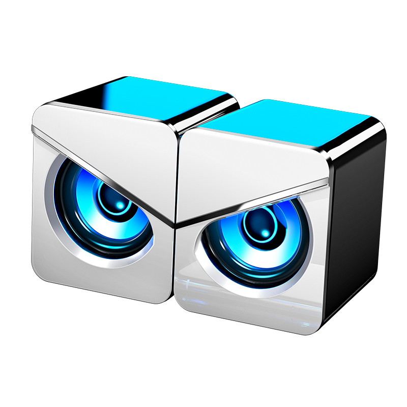 Portable Cute Designed Bluetooth Wire Music Speaker Bluetooth Rhythm Light Flashing