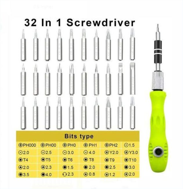32 in 1 Mini Magnetic ScrewDriver Repair Kit