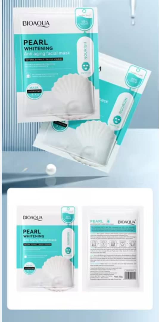5 Types Antioxidant, Anti-wrinkle, Nourishing Whitening Facial Moisturizing Sheet Mask