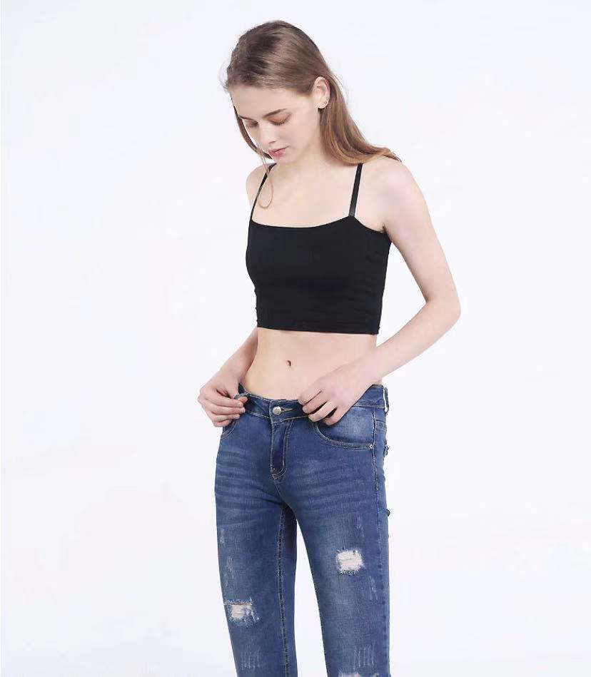 Yoga Wear Monel Sports vest ventilation With bra Rimless bra Sling bra