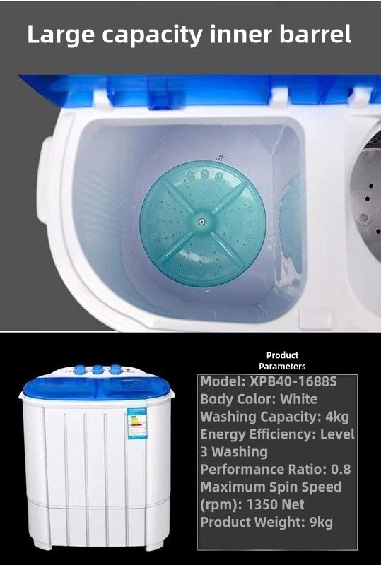 Twin Tub Semi Automatic Washing Machine-White
