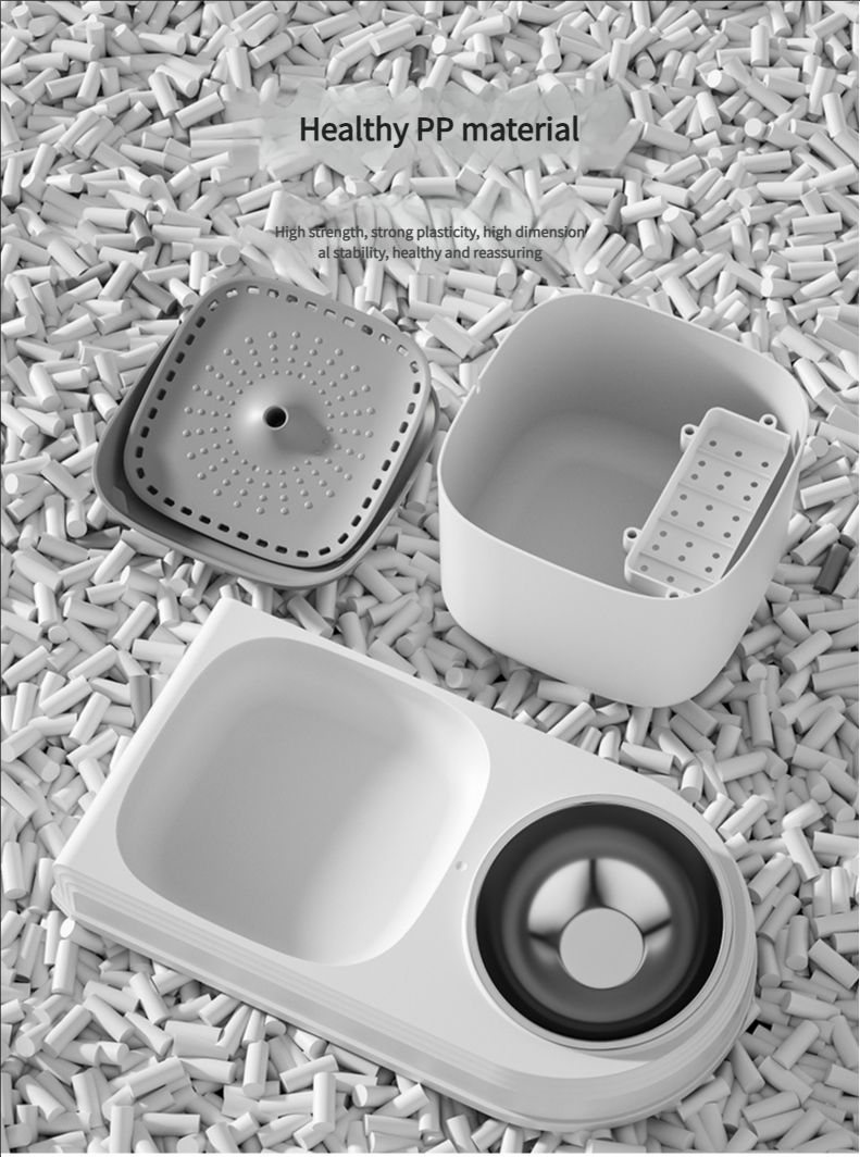 Cat bowl automatic drinking water feeder all-in-one pet bowl cat food utensil cat food bowl dog bowl pet supplies