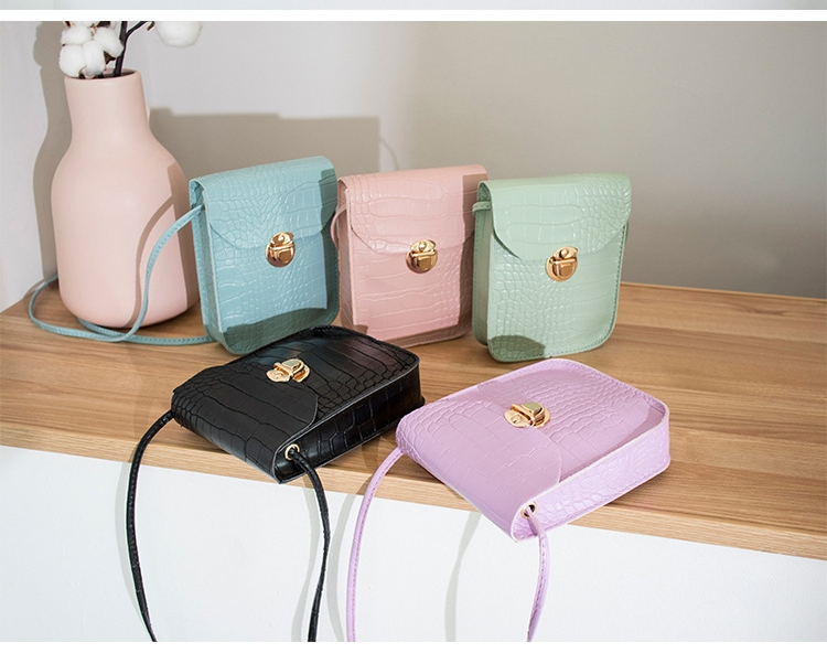 Famous Fashion Stylish Vertical Square Mobile Phone Small Bag