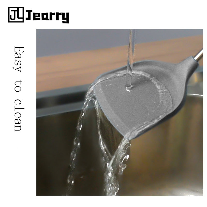 Silicone Turner non stick special spatula high temperature resistant cooking spatula household food grade silica gel spatula cooking utensils