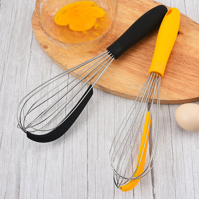 Stainless Steel Whisk Balloon Whisk, Wire Balloon Whisk, Egg Frother for Cooking, Blending, Whisking, Beating and Stirring