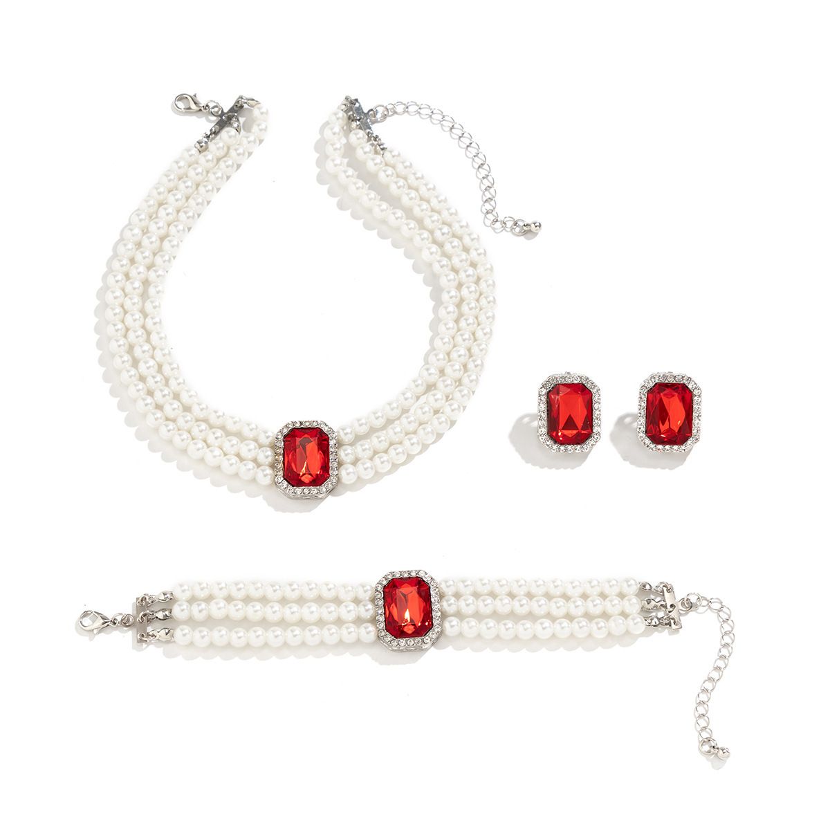 Light luxury high-end pearl necklace set, Christmas gift, friend gift
