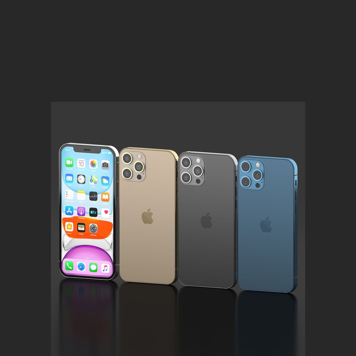 Apple iPhone 12 Pro 128GB/256GB/512GB Unlocked  Excellent Condition (Refurbishment)【Hot sale at low price】