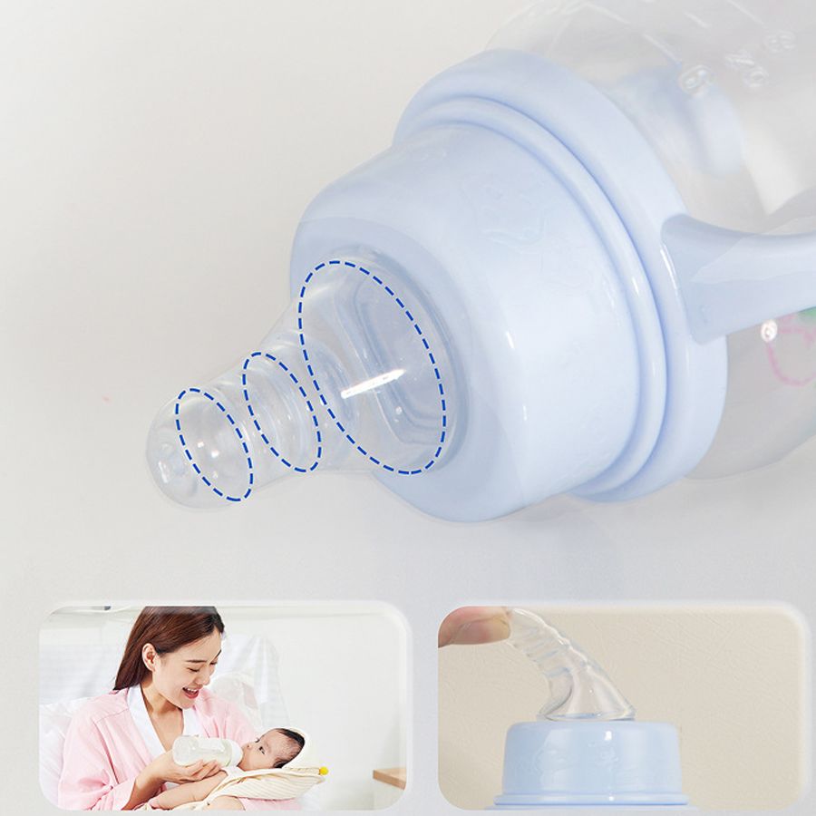 280ml Baby Feeding Plastic Bottle, Mother And Baby Products, Children's Baby Drinking Bottle, PP label Mouth Bottle Baby Bottle