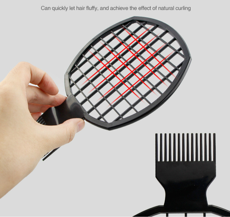 Fashion Men's Double Ended Twist Up Comb Professional Curly Hair Dirty Braid Comb Perm Style Comb Twisted Tool New Random